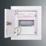 Rozdzielnica p/t modułowa RW 0NN 1x6S 182x163x110; szyna TSH35; zamek patent.9081; IP30; RAL 9003