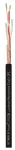 BiTsound LP0208 LowNoise Microphone Cable OFC czarny 2x0,23 Giętki, estradowy przewód mikrofonowy