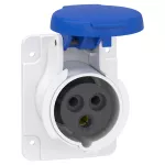 Gniazdo 16A 2P-E 200-250V IP44 50-60Hz