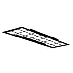 Flash New LED Siatka x6 Czarny