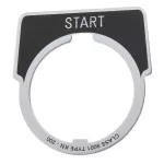Harmony 9001K Etykieta, Ø30 mm, 40x43 mm, START