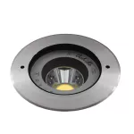Achille 190 18W 3000K 26° INOX + przewód 2m + złącze IP 230V