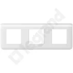 MOSAIC RAMKA POTRÓJNA POZIOMA - 3X2 MODUŁY BIAŁA DO UCHWYTU NR. REF. 0802 53, Legrand