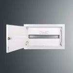 Rozdzielnica p/t modułowa RW 20NN 1x20S 237x423x130; szyna TSH35; zamek patent.9081; IP30; RAL9003