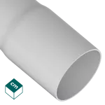 RLM / Rura PVC-U Kielichowana Szara 320N 50 dł.2 mb (5 szt/op.)