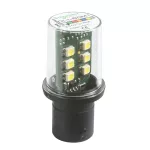 Dioda LED biała BA 15d 230V