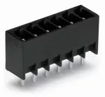 Wtyk THT Pin lutowniczy 0,8 x 0,8 mm konstrukcja prosta, czarny 714-134