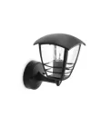 Creek wall lantern black 1x60W 230V up myGarden Kinkiet