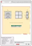 Obudowa poliestrowa - IP44/IP54, IK10, OSZ 80x80/4+4/4+4 daszek płaski