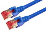 Patchcord RJ45 S/FTP kat. 6 LSZH niebieski 0,5m
