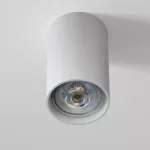 PIXO 90 stropowy 1x50W, GU10, 230V, biały sygnałowy (mat struktura) RAL 9003