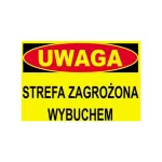 Tablica budowlana ostrzegawcza 250x350 