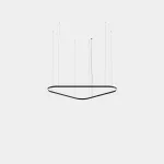 Pendant Geometric Triangular Mini Double LED 212W LED neutral-white 4000K 0-10V Black 14672lm TS6S-00X9AZRU05