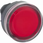 Harmony XB5 Główka przycisku płaskiego z samoczynnym powrotem, żarówka BA9s, czerwona plastikowa
