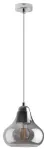 7976 Lampa wisząca Jezabel LED/ e-27 1x max.60W, IP20 19659, chrom/ kolor dymny 230V, 50Hz