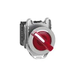 Przełącznik podświetlany zlicowany metal czerwony Ø30 2 pozycyjny stabilny 230...240 V AC 1 NO + 1 NC Harmony XB4