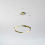 ALFREDO 910/U wisząca DIRECT LED PHILIPS LV 56,5W/9630lm/4000K/TD/CAS, 230V, kolor złota (gładki mat)