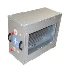nagrzewnica wodna w obudowie izolowanej 600x350 mm, 2 rzędowa, strona lewa, automatyka A31