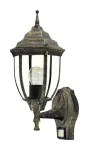 8458 Kinkiet Nizza 60W złoto ant.górny z czujn. 230V, 50Hz