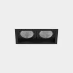 Downlight Multidir Evo Big Double Recessed Trim 34W LED warm-white 2700K CRI 92 Black IP54 4370lm AU19-18V9S3BB60