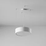 ABA PRO 440 wisząca LED 16W/3118lm/840, 230V, biały sygnałowy (mat struktura) RAL 9003