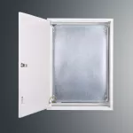 Rozdzielnica n/t z płytą montaż. RZ 8NN z płytą 577x423x220; IP30; RAL 9003