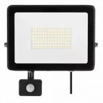 Naświetlacz LED SOLIS 100W PIR 230V IP44 barwa biała neutralna TYP: NAS-100WNPIR
