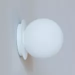 COTTON kinkiet fi200 max.1x23W, E27, 230V, biały sygnałowy (mat) RAL 9003