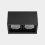 Ceiling fixture Multidir Evo Big Double Surface 49.1W LED warm-white 2700K CRI 92 Black IP20 5984lm AU23-25V9S3BB60