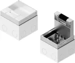 POPZA180H110G Puszka ocynk. z blok. otwarcia pokr. z aluminium do peszli