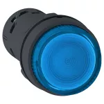Harmony XB7 Przycisk niebieski z samoczynnym powrotem bez oznaczenia LED 24V