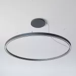 ALFREDO 2000/U wisząca DIRECT LED PHILIPS LV 135,5W/20825lm/3000K/TD/CAS, 230V, czarny głęboki (mat struktura) RAL 9005
