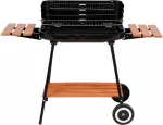 GRILL WĘGLOWY Z PÓŁKAMI, RUSZT 53*33CM