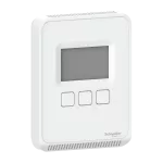 SLP, zadajnik z czujnikiem temp, wyświetlacz LCD i przyciski, BACnet/Modbus, biały mat.