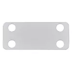Tabliczka znamionowa 45,3 x 19,1 x 0,4 mm 100szt