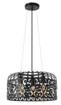 2158 Lampa wisząca Alessandra 3xE-27/60W czarna mat 230V, 50Hz