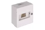 ROZDZIELNIA Natynkowa ALFA 7S ZAMEK SZYBA (5-405) RAL 9003 IP 44 /Alfa 2Z/