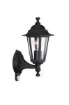 PEKING wall lantern black 1x60W 230V IR myGarden Kinkiet