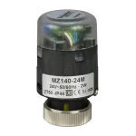 MZ140, siłownik zaworu, elektrotermiczny, 140 N, sterowanie 0-10V, zasilanie 24 VAC