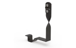 [LA 9005] Uchwyt pod dachówkę z zamkiem skręcony Nibra H-150mm