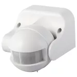 CR-PIR2/ON Czujnik ruchu na podczerwień natynkowy. 230V~/50Hz, 1200W/400W IP44 Zasięg do 12m; biały