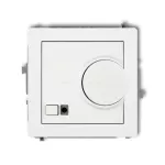 DECO Mechanizm elektronicznego regulatora temperatury z czujnikiem powietrznym biały
