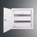 Rozdzielnica p/t modułowa RW 27NN 2x20S 392x423x130; szyna TSH35; zamek patent.9081; IP30; RAL9003