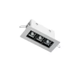 DENON RT wpust stropowy 9W/900lm/12D/930, biały sygnałowy (mat struktura) RAL 9003