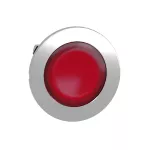 Główka przycisku podświetlanego kryty czerwony ZB4F zintegrowany LED typ push push Harmony XB4