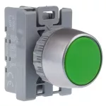 PRZYCISK KRYTY BIAŁY 2 ZW PIERŚCIEŃ NIKLOWANY SP22-KB-20\.