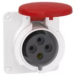 Gniazdo  32A 3P-E 380-415V IP44 50-60Hz