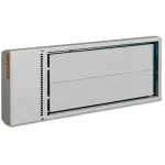 Promiennik wysokotemp. S+ SHORT sufitowy/ścienny, malowanie proszkowe; 850W; kolor RAL 9002 biały