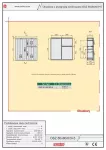 Obudowa poliestrowa - IP44/IP54, IK10, OSZ 80x80/8/3+5 daszek płaski