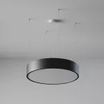 ABA PRO 640 wisząca LED 22,8W/4107lm/830/TD/CAS, 230V, czarny głęboki (mat struktura) RAL 9005